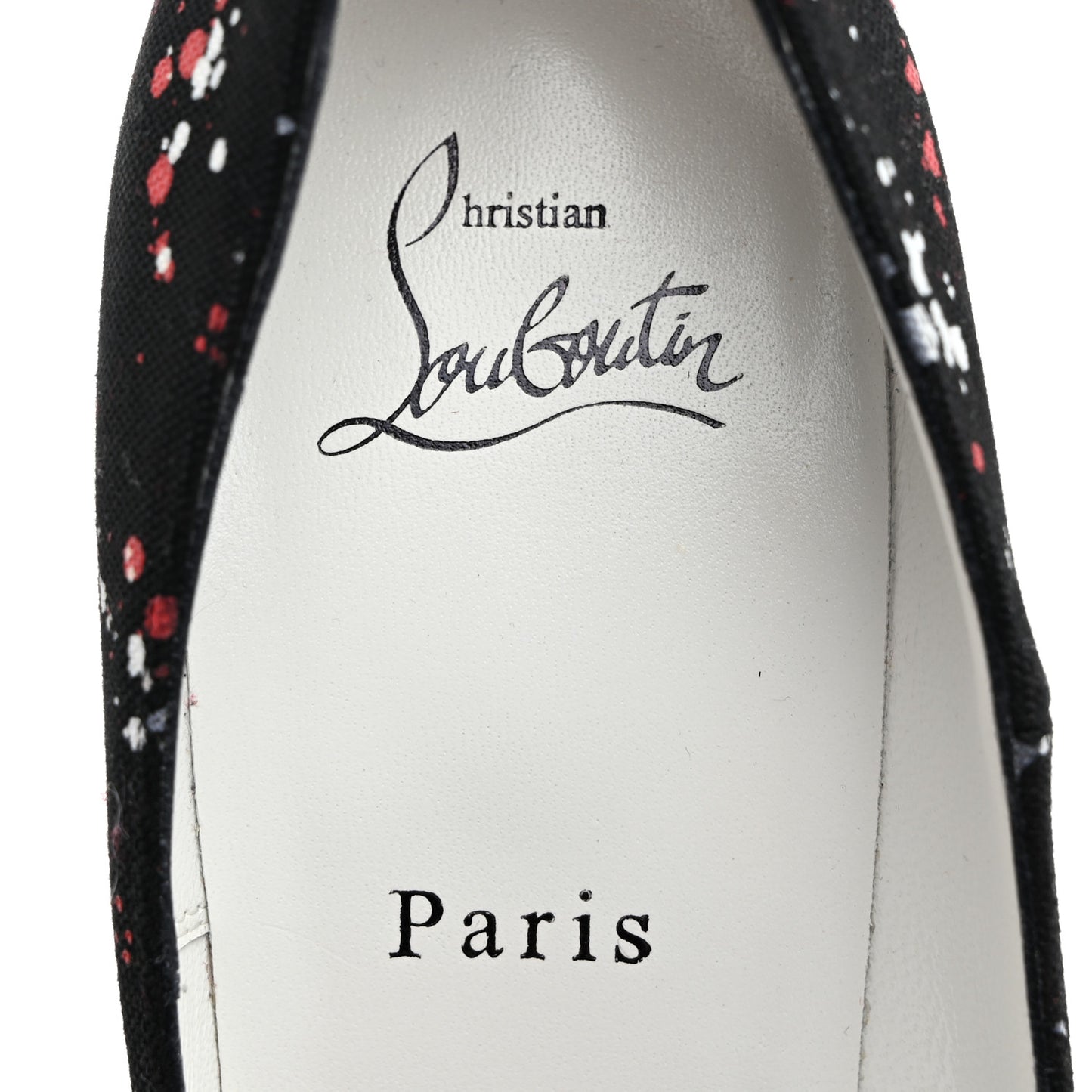 Toile So Kate 120 Splash Pumps 39 Black Red White