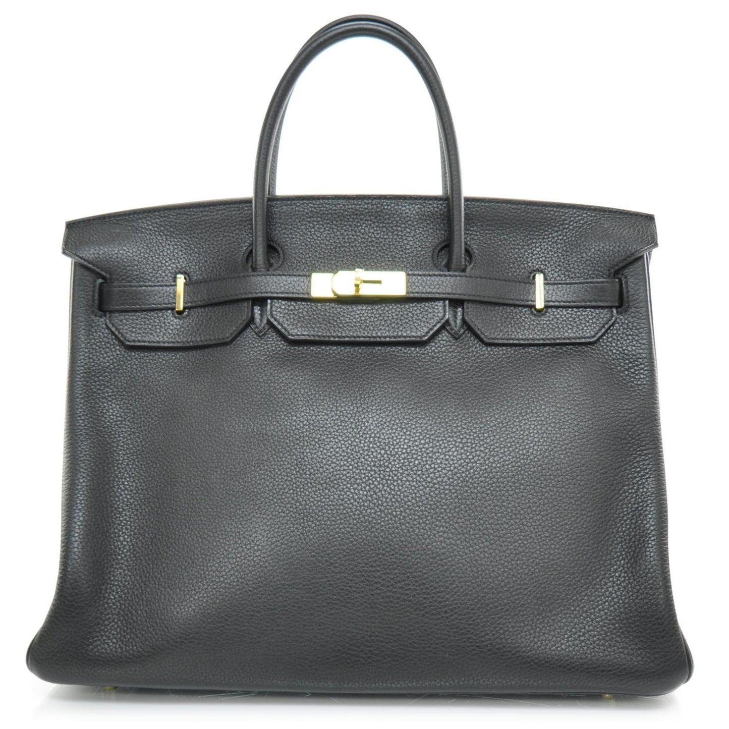 Taurillon Clemence Birkin 40 Black