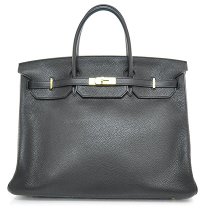 Hermes Taurillon Clemence Birkin 40 Black 1 of 10