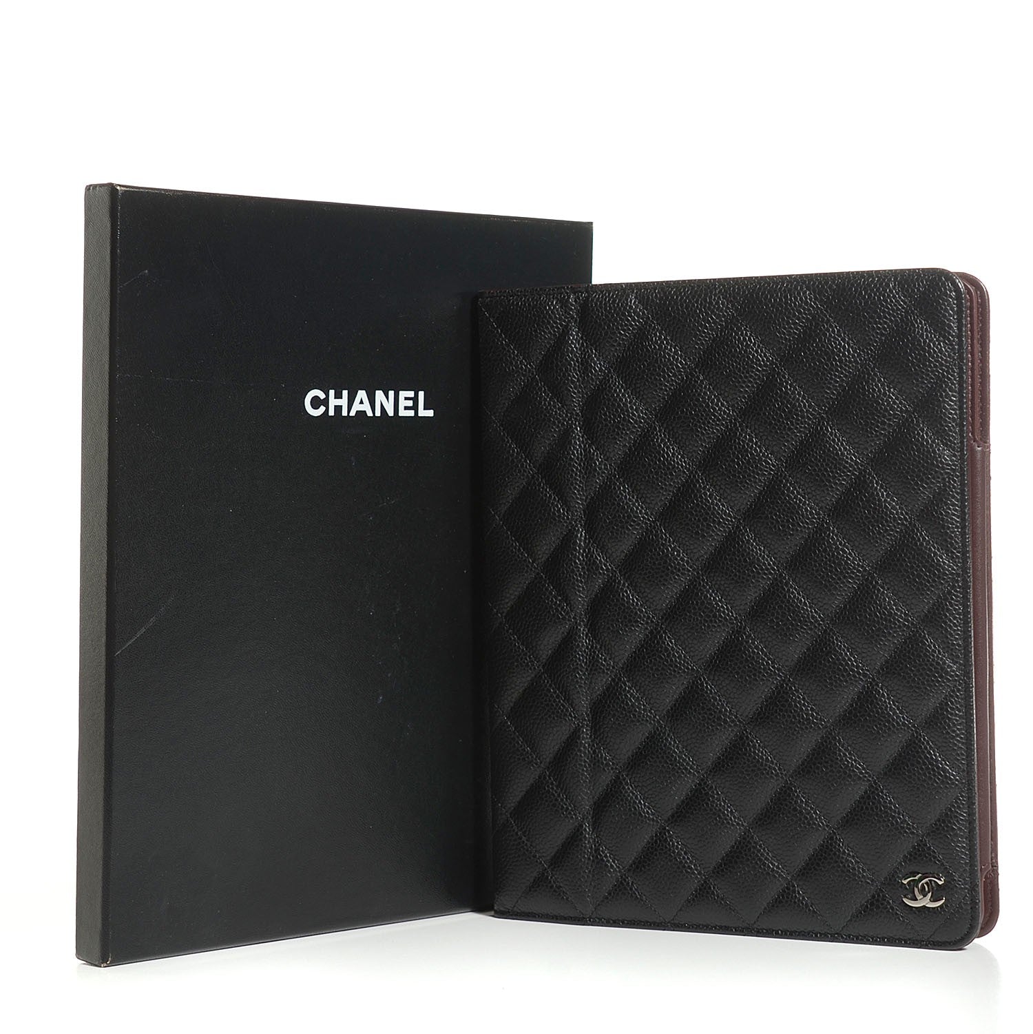 Chanel Caviar Quilted iPad Case Black 5 of 9