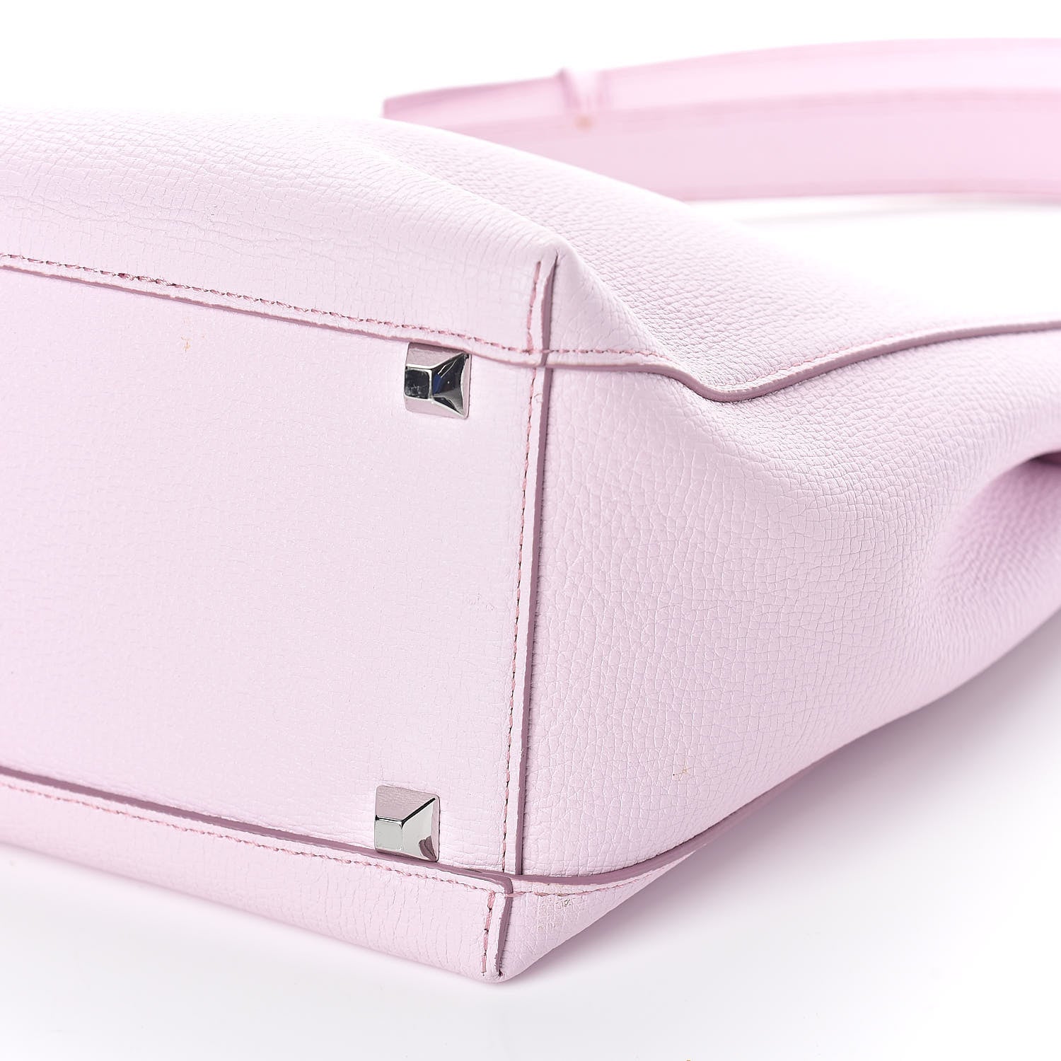 MCM Grained Calfskin Sarah Medium Visetos Hobo Prism Pink 9 of 10