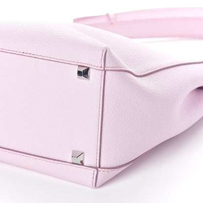 MCM Grained Calfskin Sarah Medium Visetos Hobo Prism Pink 9 of 10