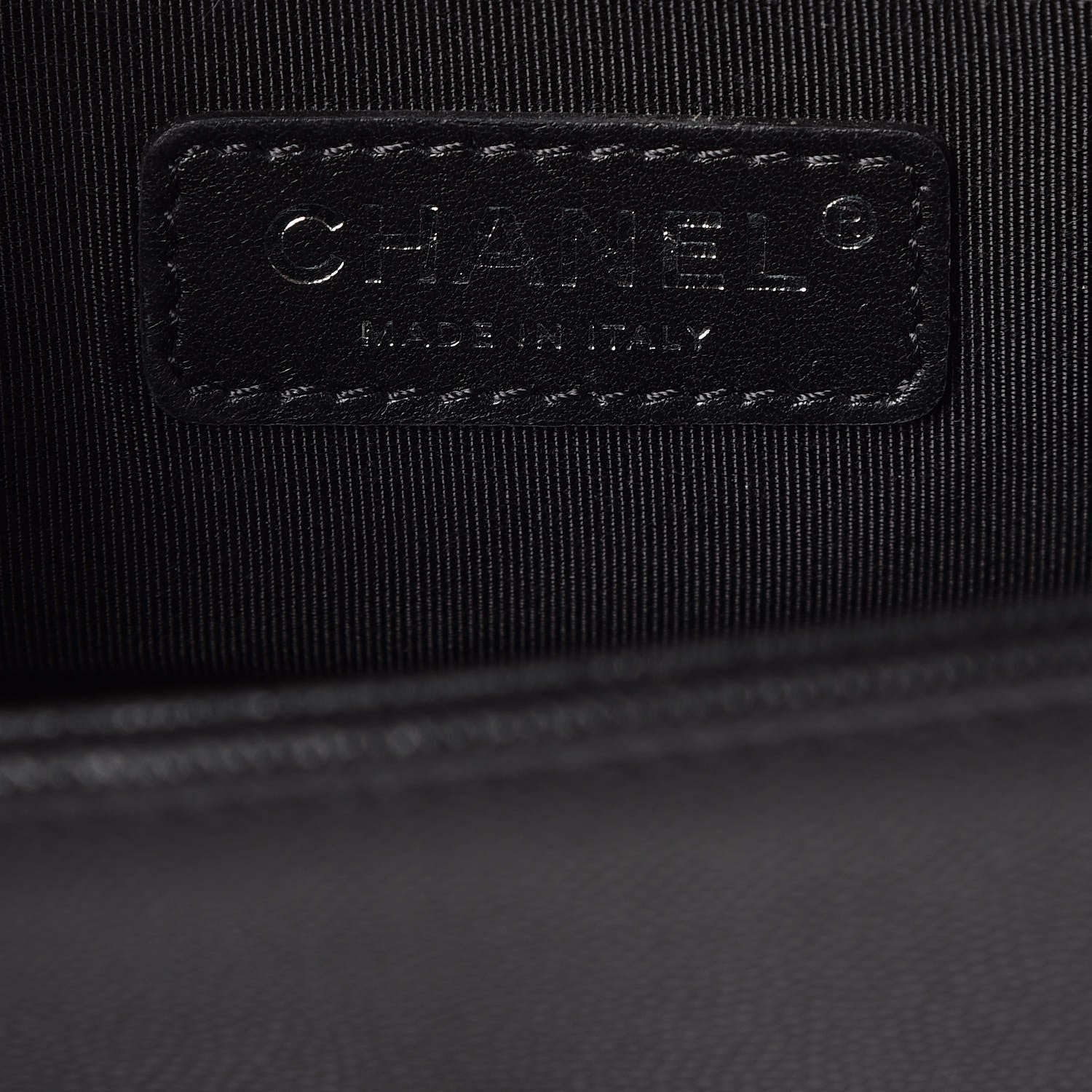 Chanel Caviar Chevron Quilted Small Boy Flap Black 6 of 8