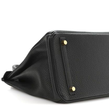 Hermes Togo BIRKIN 30 Black 9 of 11