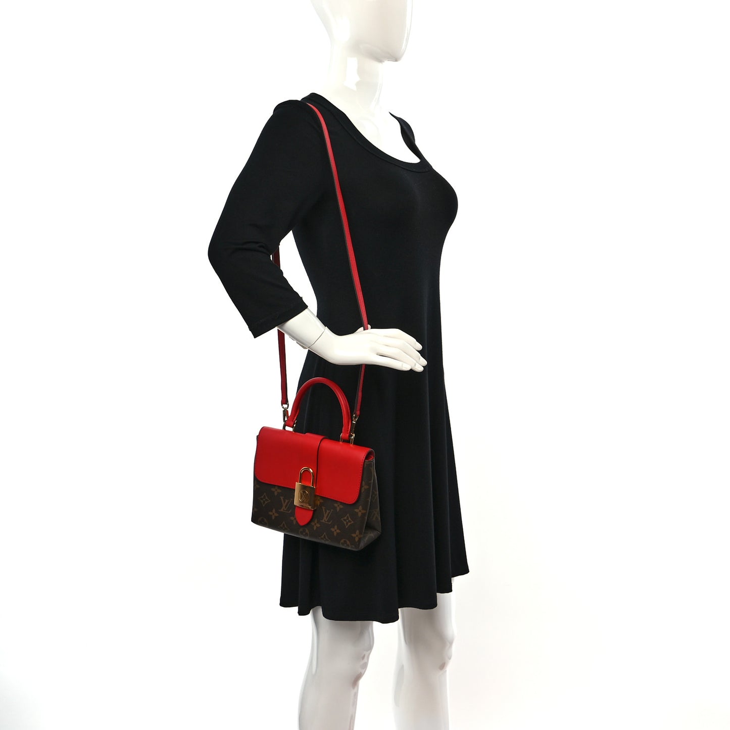 Monogram Locky BB Coquelicot