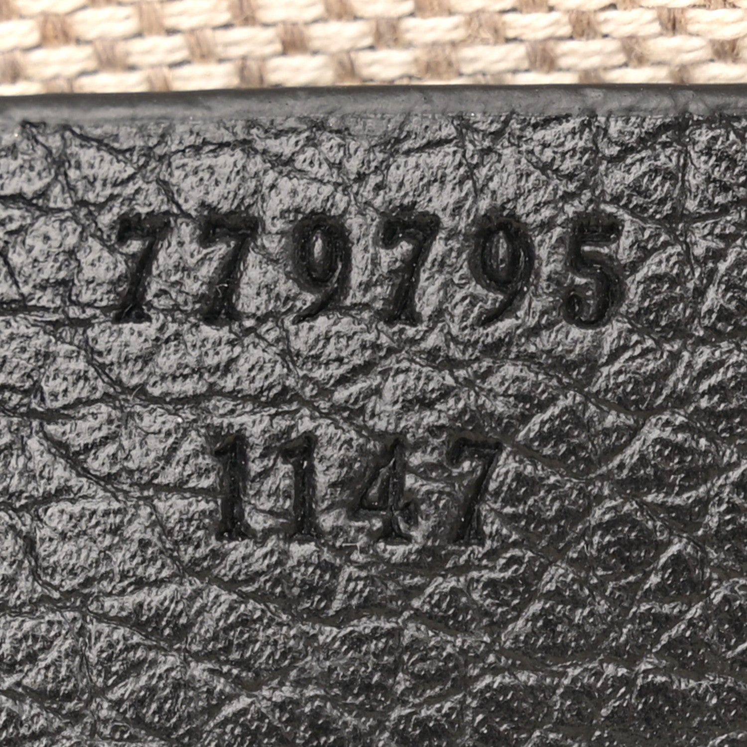 Gucci Pebbled Calfskin GG Marmont Zip Chain Bag Black 7 of 10