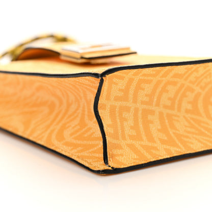 Fendi X SARAH COLEMAN Glazed Fabric Micro FF Vertigo Phone Holder Cyber Mimosa 9 of 14