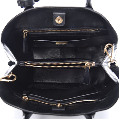Prada Saffiano Cuir Open Promenade Tote Black 5 of 19