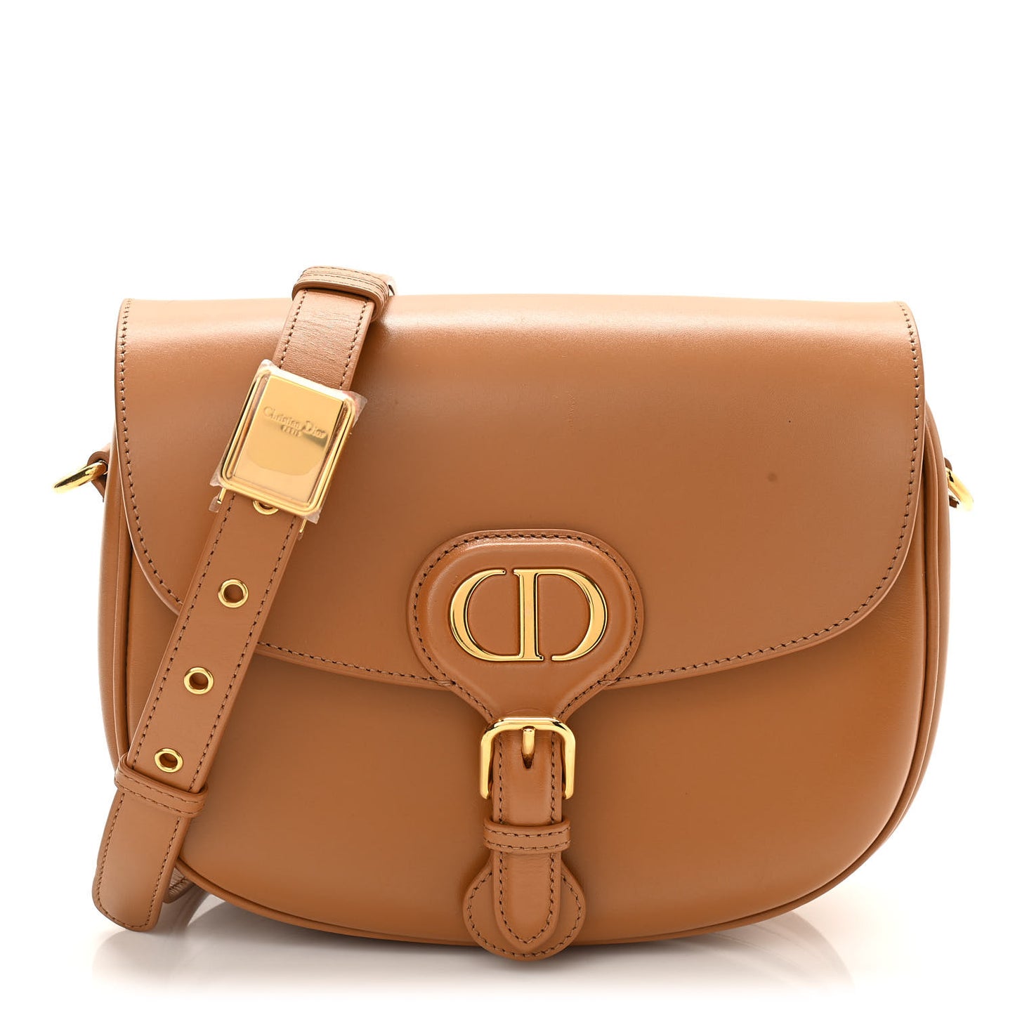 Box Calfskin Medium Bobby Flap Camel