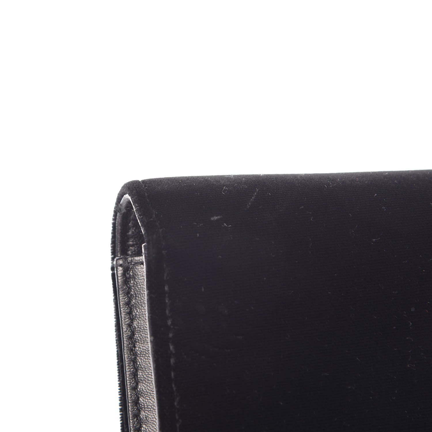 Saint Laurent Velvet Crystal Monogram Kate Tassel Chain Wallet Black 9 of 13