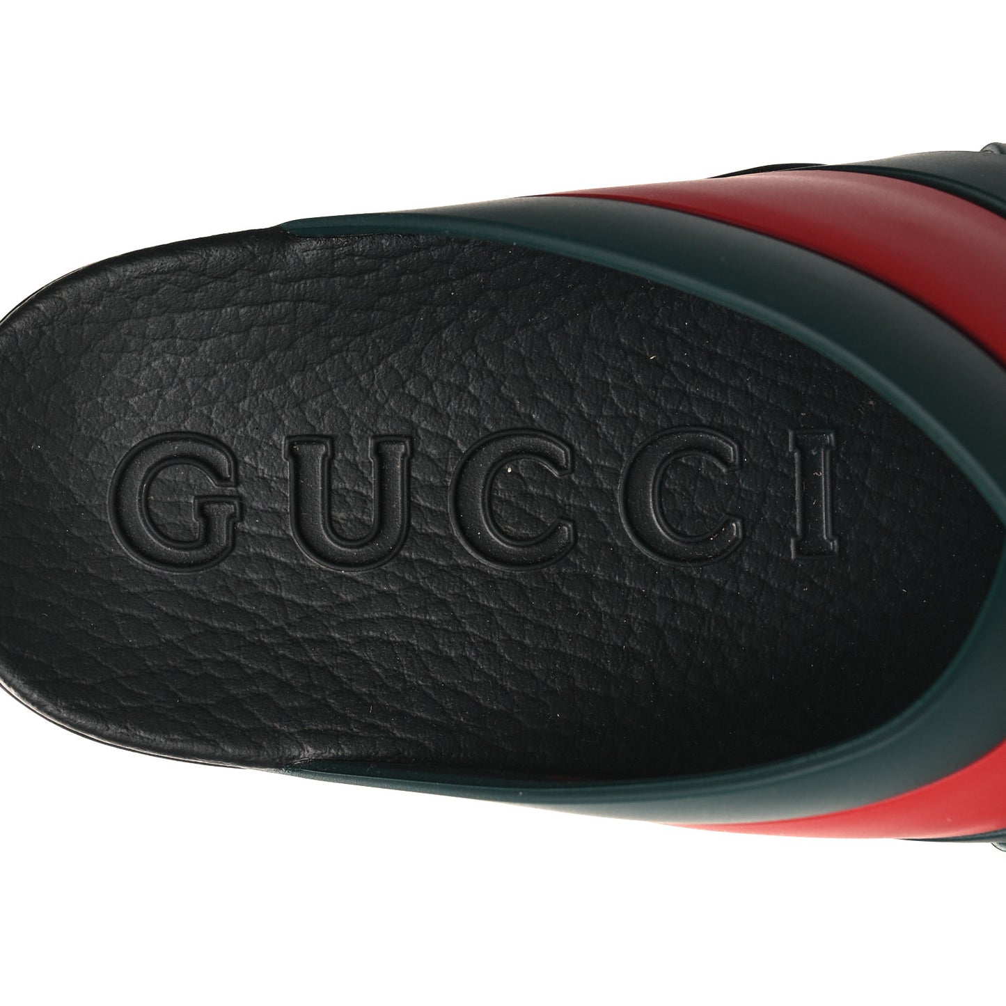 Rubber Web Mens Criss Cross Slide Sandals 35 Green Red