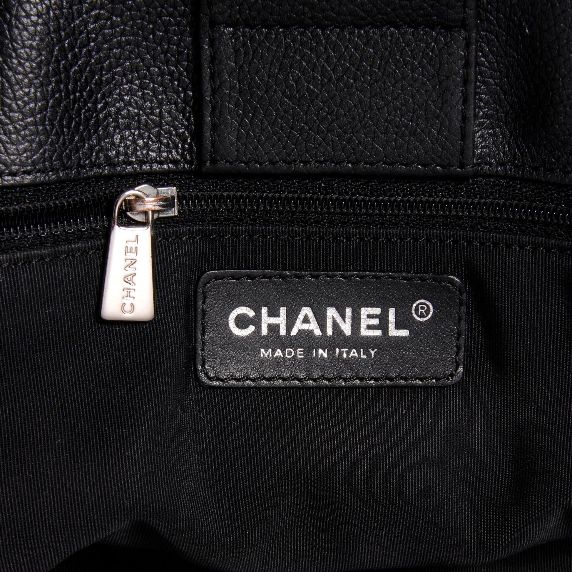 Chanel Calfskin Cerf Shopper Tote Black 6 of 18