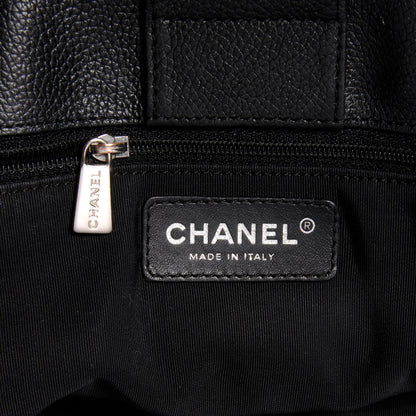 Chanel Calfskin Cerf Shopper Tote Black 6 of 18