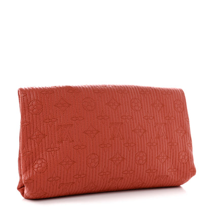 Louis Vuitton Calfskin Quilted Monogram Altair Clutch Rose 4 of 8