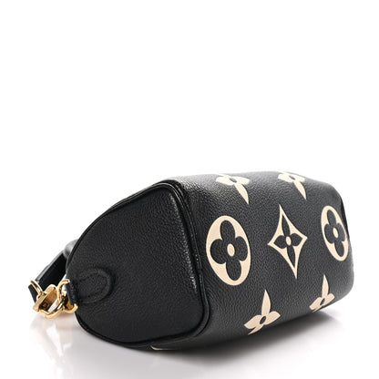 Louis Vuitton Empreinte Monogram Giant Nano Speedy Black Beige 4 of 9