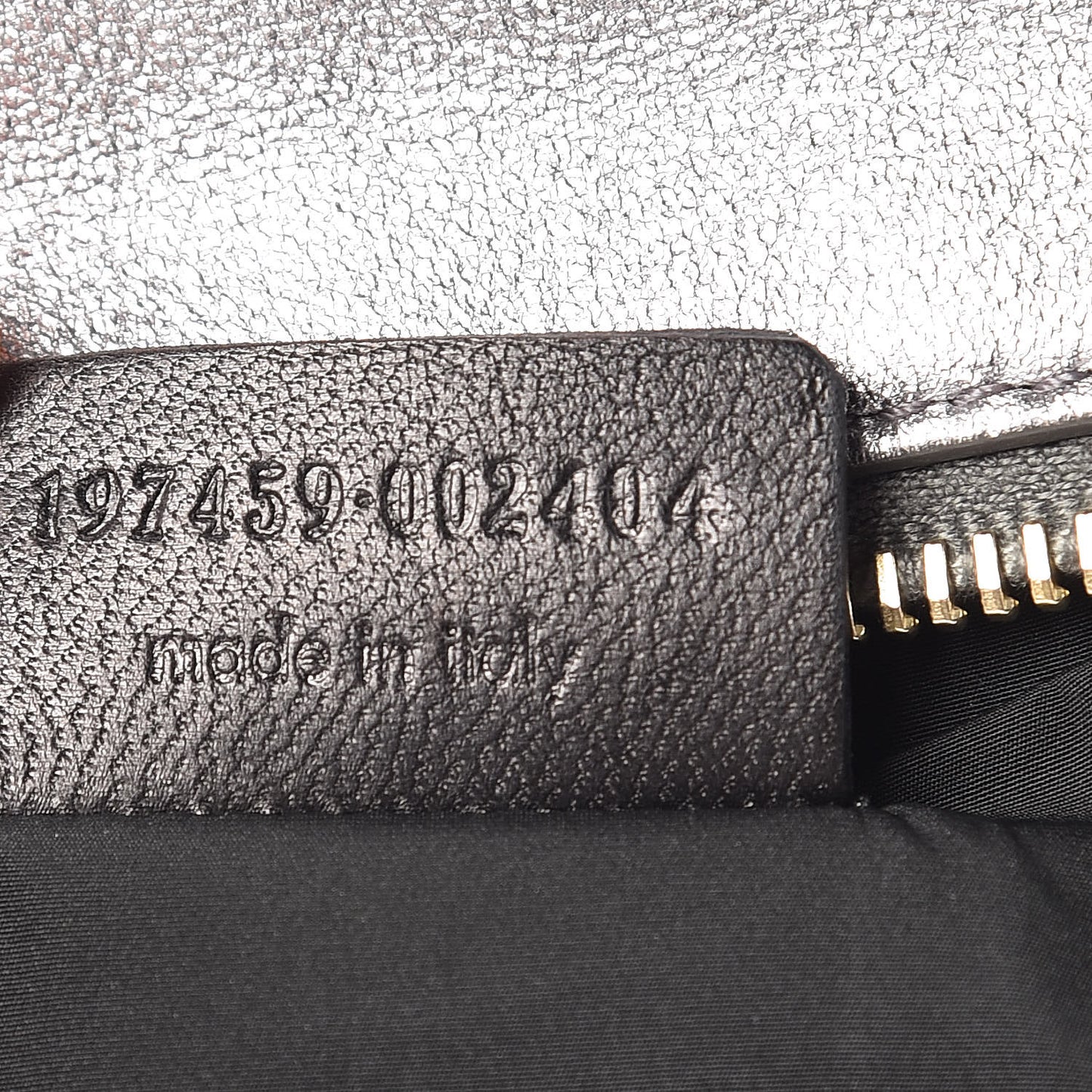 Metallic Calfskin Y-Mail Mini Bag Silver
