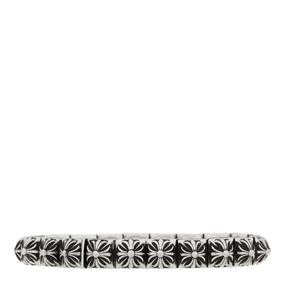 Chrome Hearts Sterling Silver Maltese Cross Pyramid Link Bracelet 1 of 4