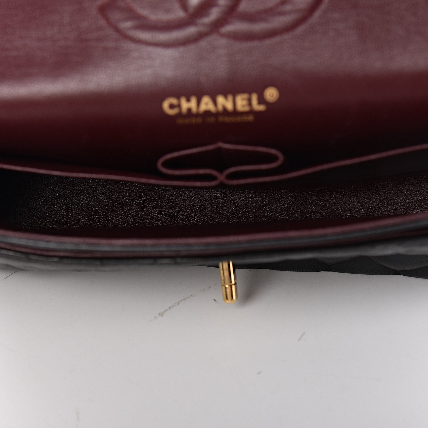 Chanel Lambskin Quilted Medium Double Flap Black 5 of 11