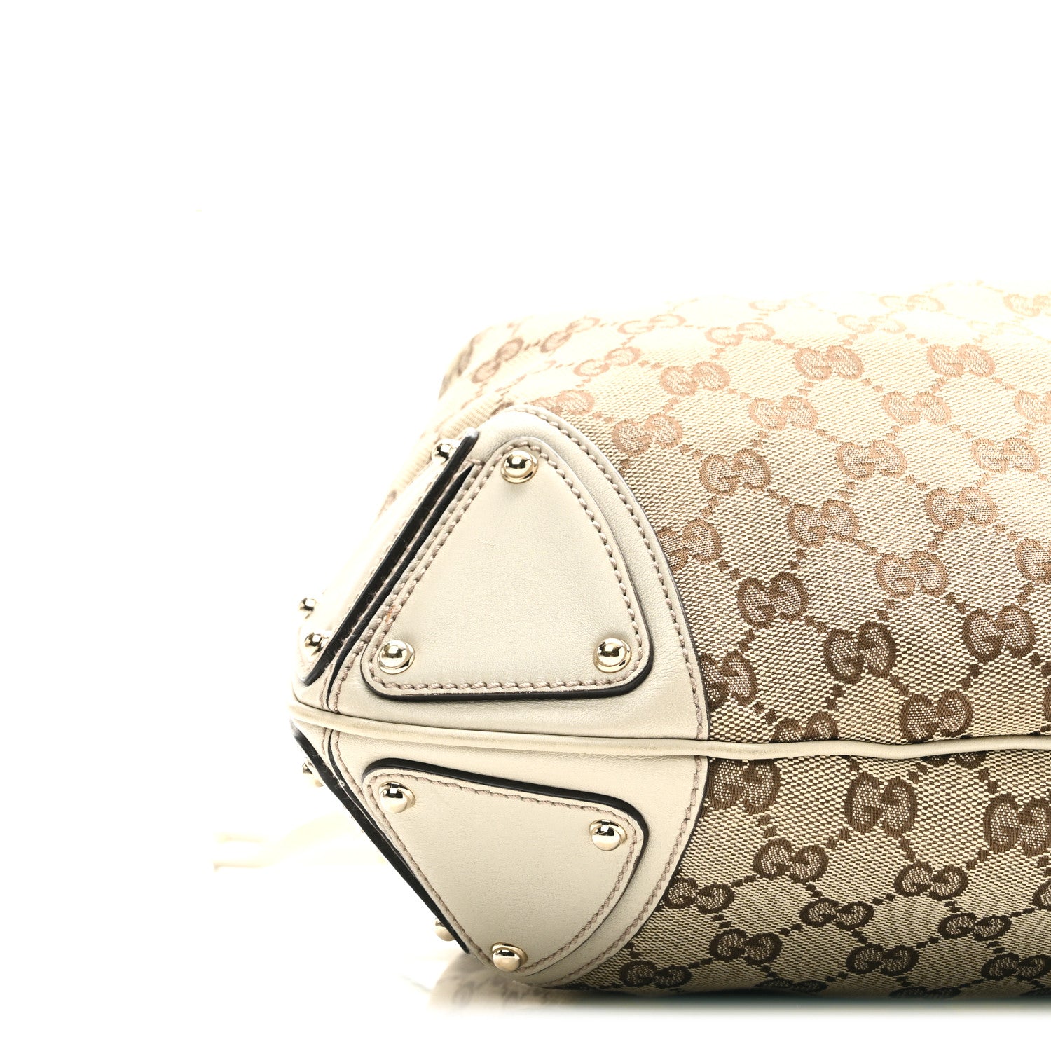 Gucci Monogram Medium Indy Top Handle Hobo Off White 9 of 10