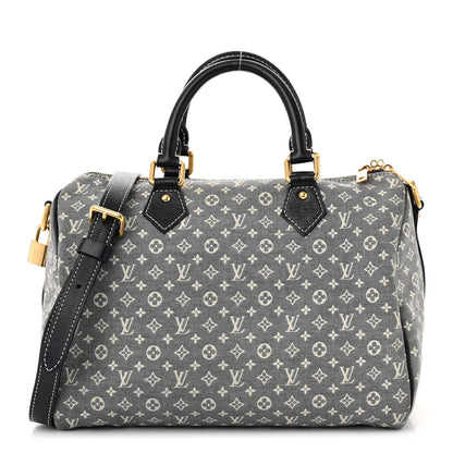 Louis Vuitton Monogram Idylle Speedy Bandouliere 30 Encre 1 of 9