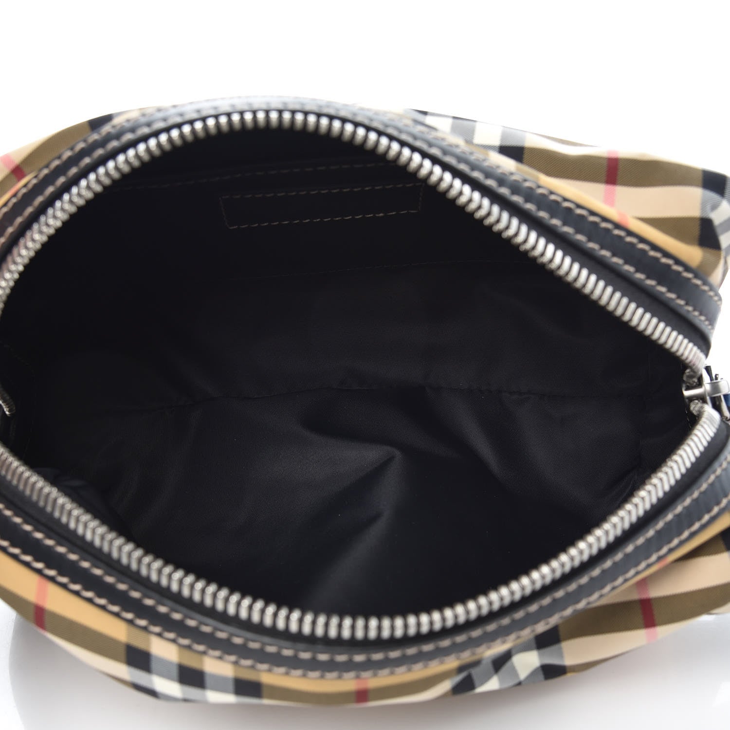 Burberry Horseferry Check Cosmetic Case Black 5 of 7