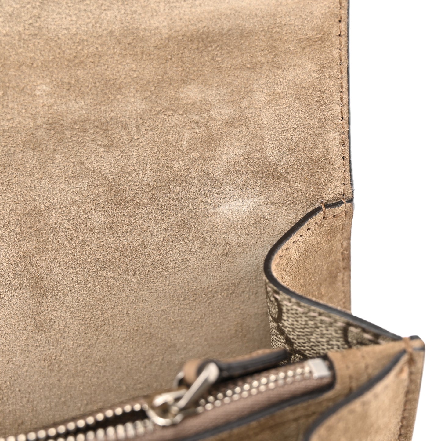 GG Supreme Monogram Small Dionysus Shoulder Bag Taupe