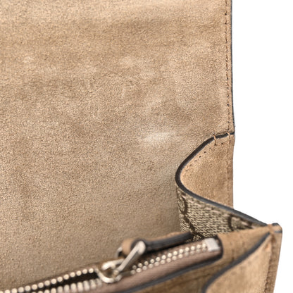 Gucci GG Supreme Monogram Small Dionysus Shoulder Bag Taupe 13 of 16