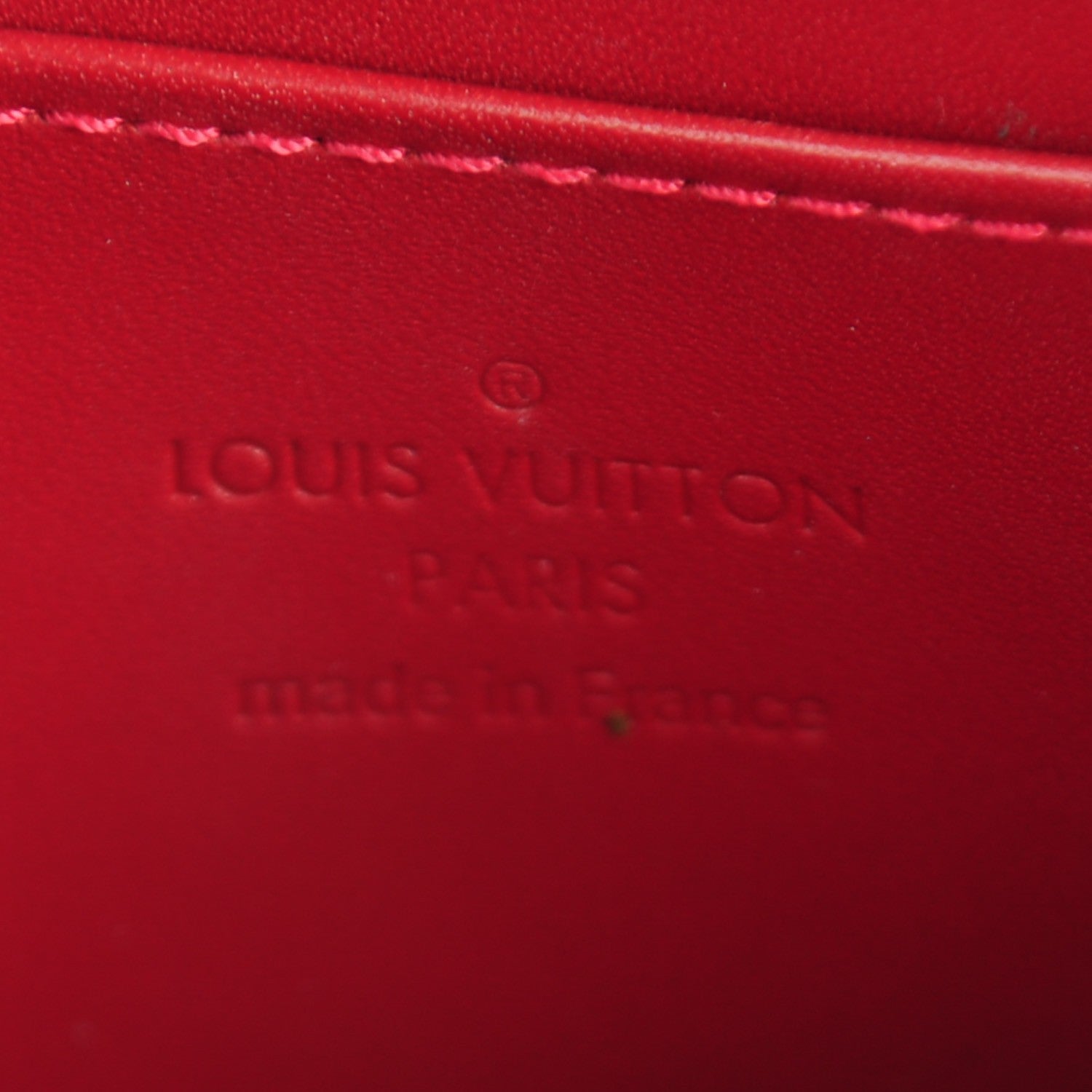 Louis Vuitton Vernis Rayures Zippy Coin Purse Pomme D'Amour 6 of 7