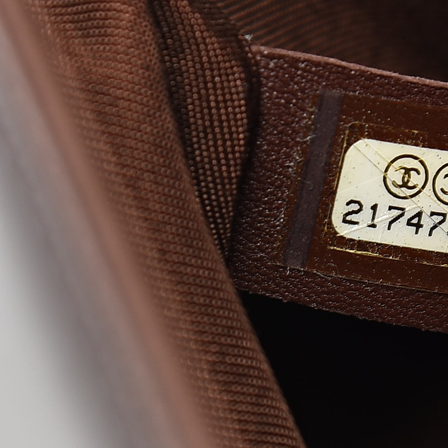 Metallic Patent Calfskin Quilted Medium Boy Flap Brown