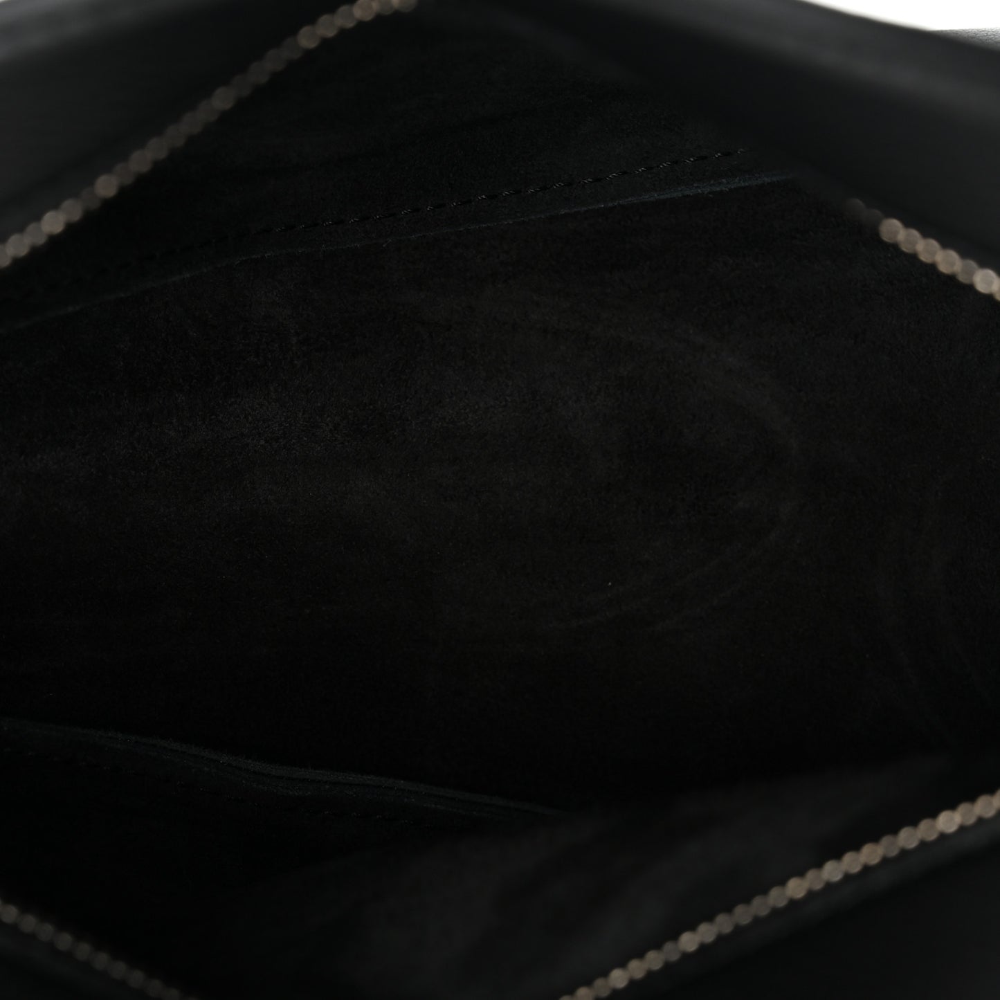 Grained Calfskin Small Slouchy Banana Bag Black