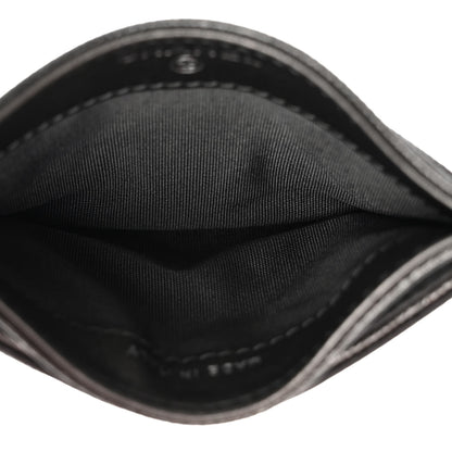 Chanel Metallic Caviar Quilted Filigree Card Holder Dark Silver 5 of 9