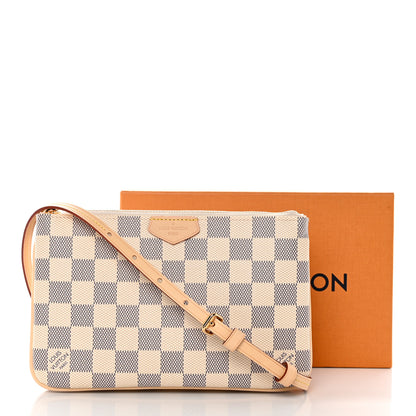 Louis Vuitton Damier Azur Double Zip Pochette 11 of 11