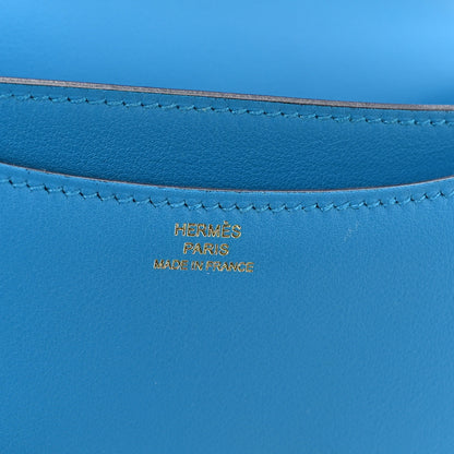 Hermes Swift Constance 18 Bleu Frida 6 of 11