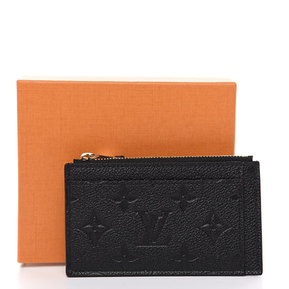 Louis Vuitton Empreinte Zipper Card Holder Black 6 of 6