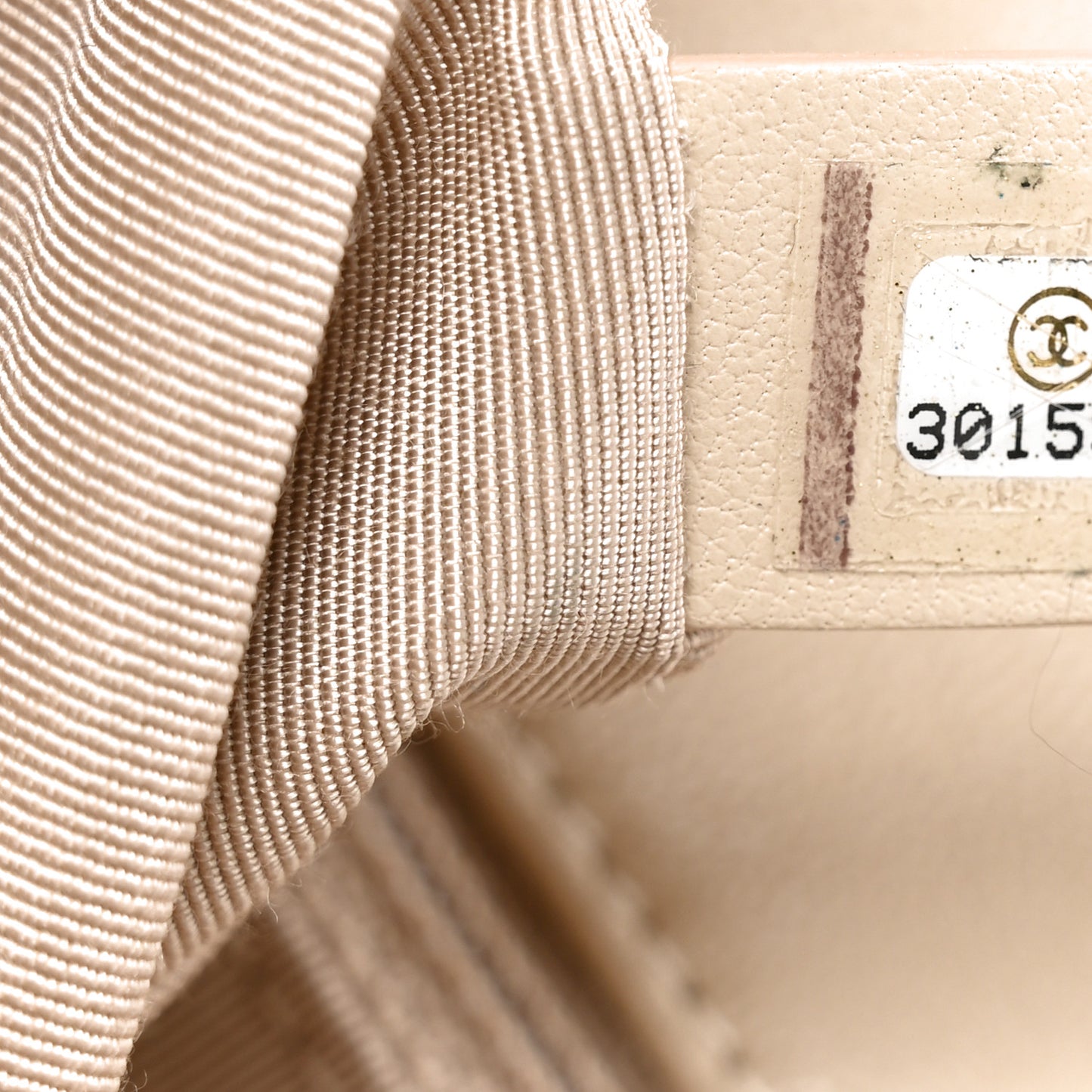 Goatskin Quilted Medium Chanel 19 Flap Light Beige