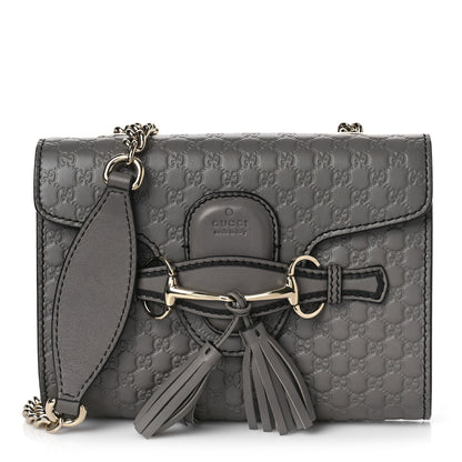 Gucci Soft Microguccissima Mini Emily Chain Shoulder Bag Loess 1 of 9
