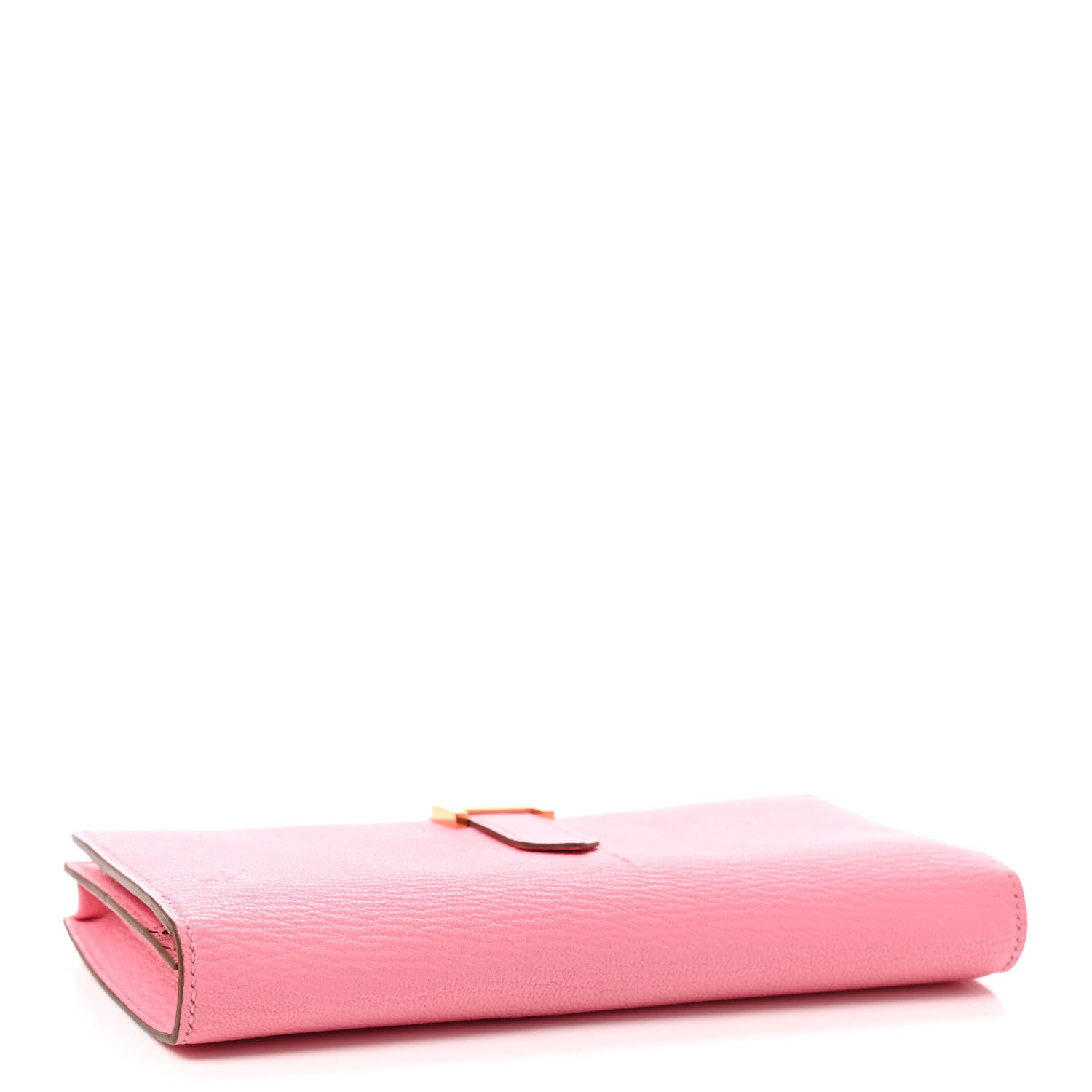 Hermes Chevre Mysore Bearn Gusset Wallet Rose Confetti 4 of 7