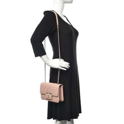 Chanel Sheepskin Quilted Mini Beauty Lock Flap Pink 2 of 10