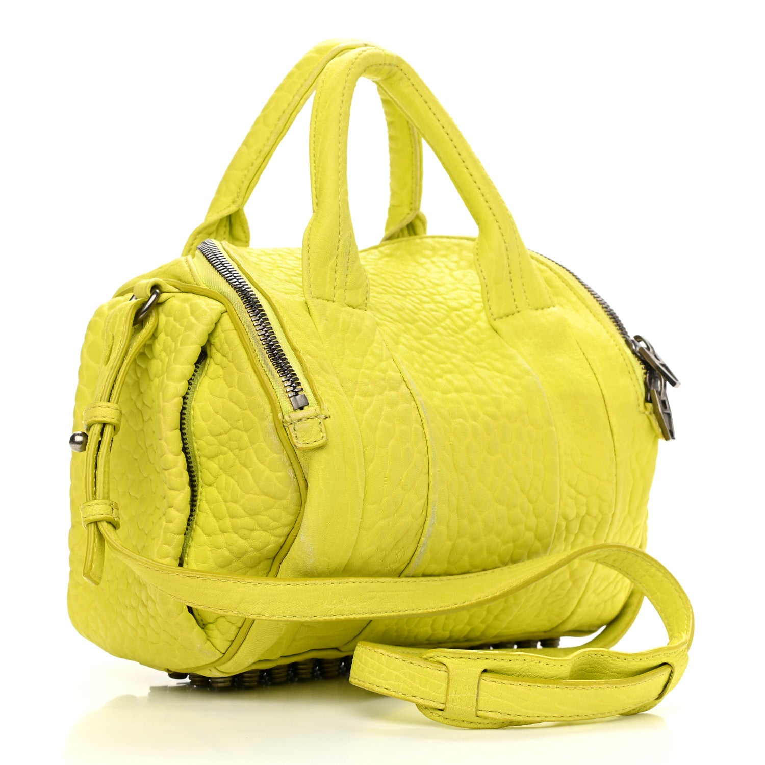 Alexander Wang Pebbled Lambskin Rockie Acid Nickel Hardware 2 of 11
