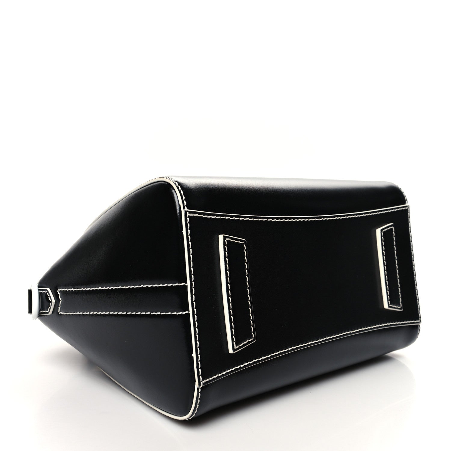 Givenchy Calfskin Contrast Topstitch Small Antigona Black White 4 of 14