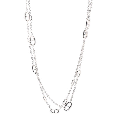 Hermes Sterling Silver Farandole Necklace 160 1 of 4