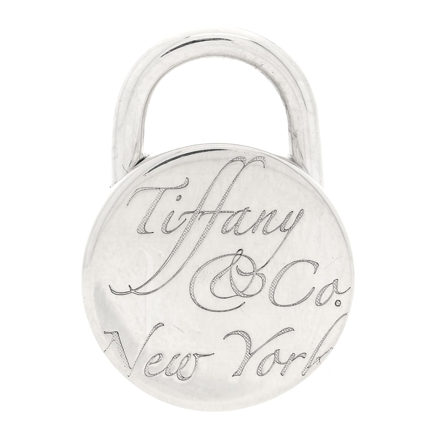 Sterling Silver Notes Lock Charm