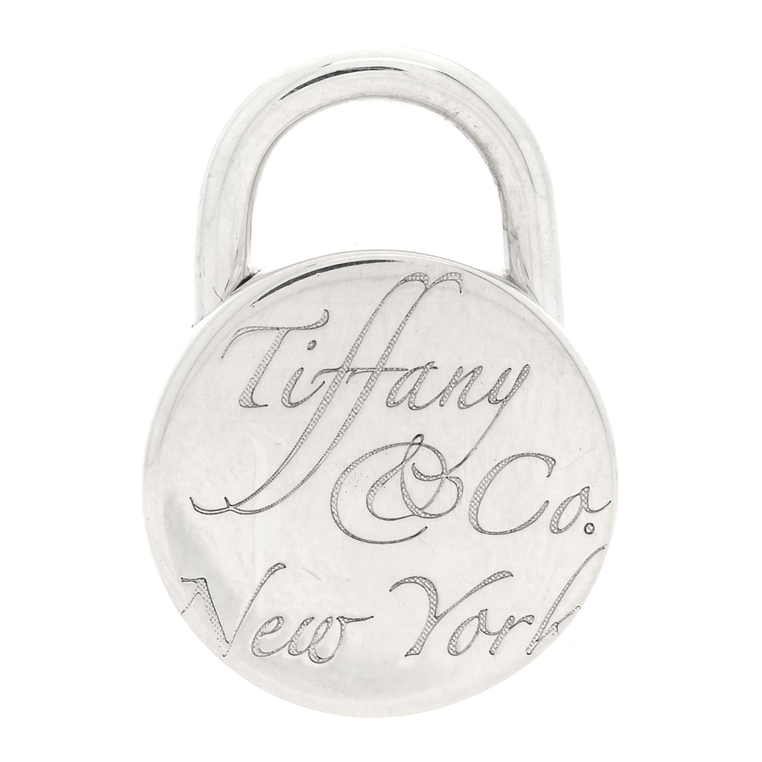 Tiffany Sterling Silver Notes Lock Charm 1 of 3