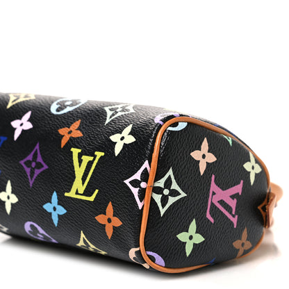 Louis Vuitton Monogram Multicolor Mini Sac HL Speedy Black 10 of 10