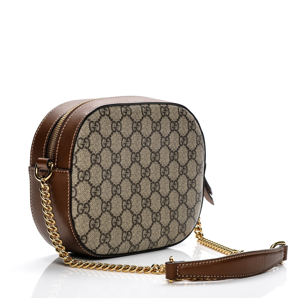 Gucci GG Supreme Monogram Blind For Love Embroidered Mini Chain Shoulder Bag Beige Tuscany 3 of 8