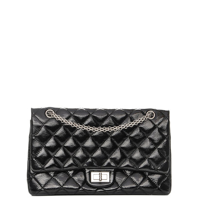 Chanel Distressed Patent 2.55 Reissue 227 Flap Black 1 of 7