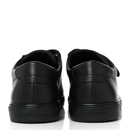 Saint Laurent Calfskin Brooklyn Sneakers 38 black 12 of 22