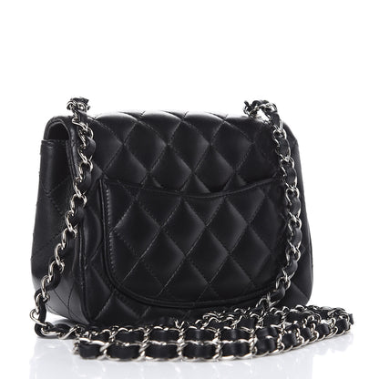 Chanel Lambskin Quilted Mini Square Flap Black 3 of 12