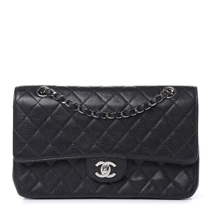 Chanel Caviar Quilted Medium Double Flap Black 1 of 17