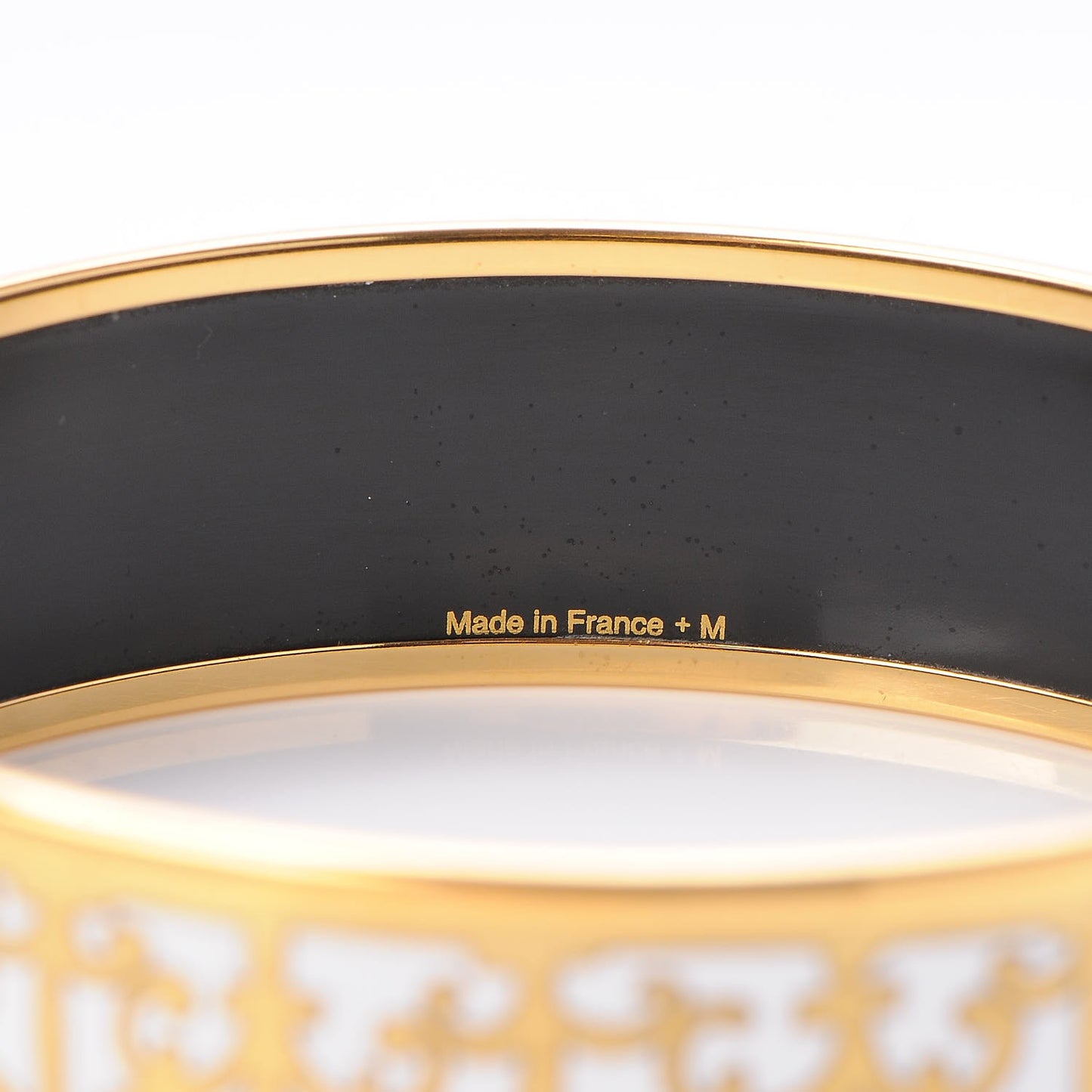 Enamel Printed Wide Balcons du Guadalquivir Bracelet 70 Gold